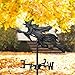 Whitehall Products Flying Witch Garden Weathervane, Black