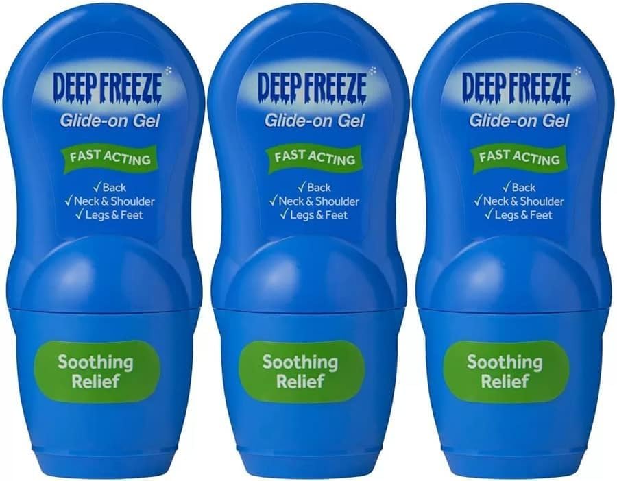 Deep F.reeze Pain Relief Glide-On Gel, Cold Gel Roll On, 3 x 50g (Pack of 3)-image-23