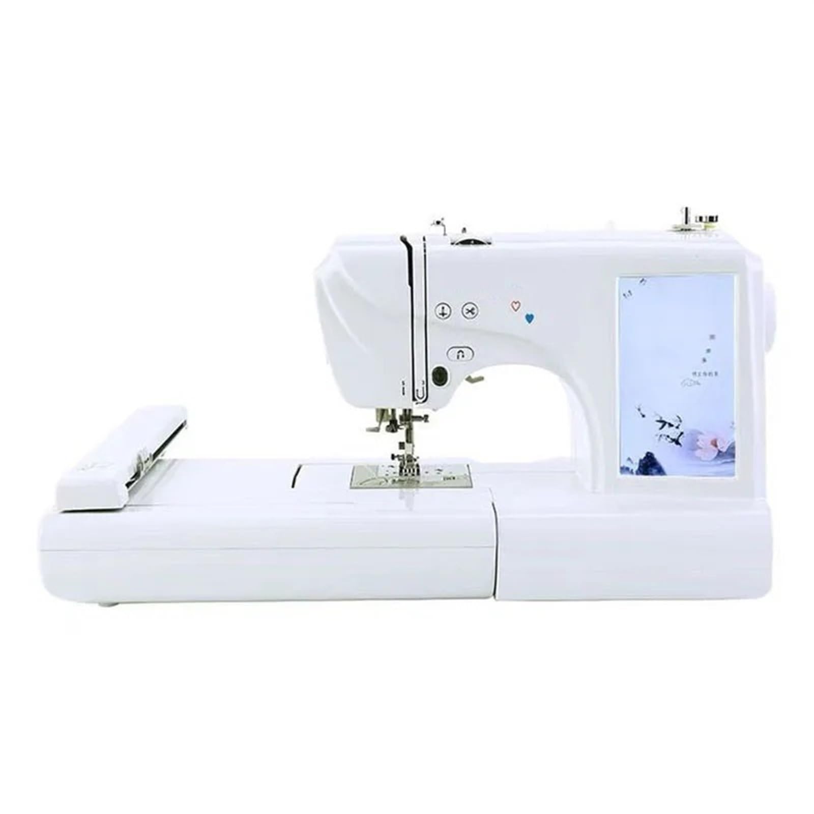Edede One Color Sewing Machine, Automatic Household Embroidery Machine Multifunctional Sewing And Embroidery Machine Embroidery Machine