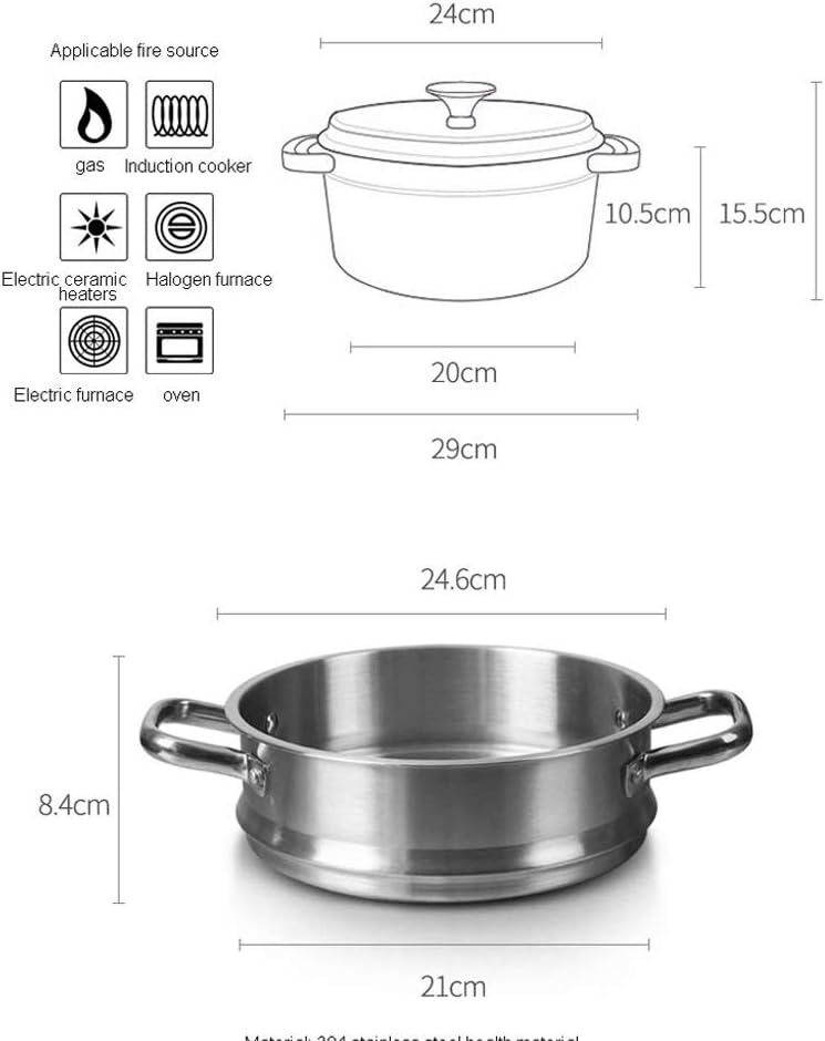 Steamer Electric Food Heater Portable Lunch Box with Stainless Steel Bowl and Plate Food Steamer for Office and Home