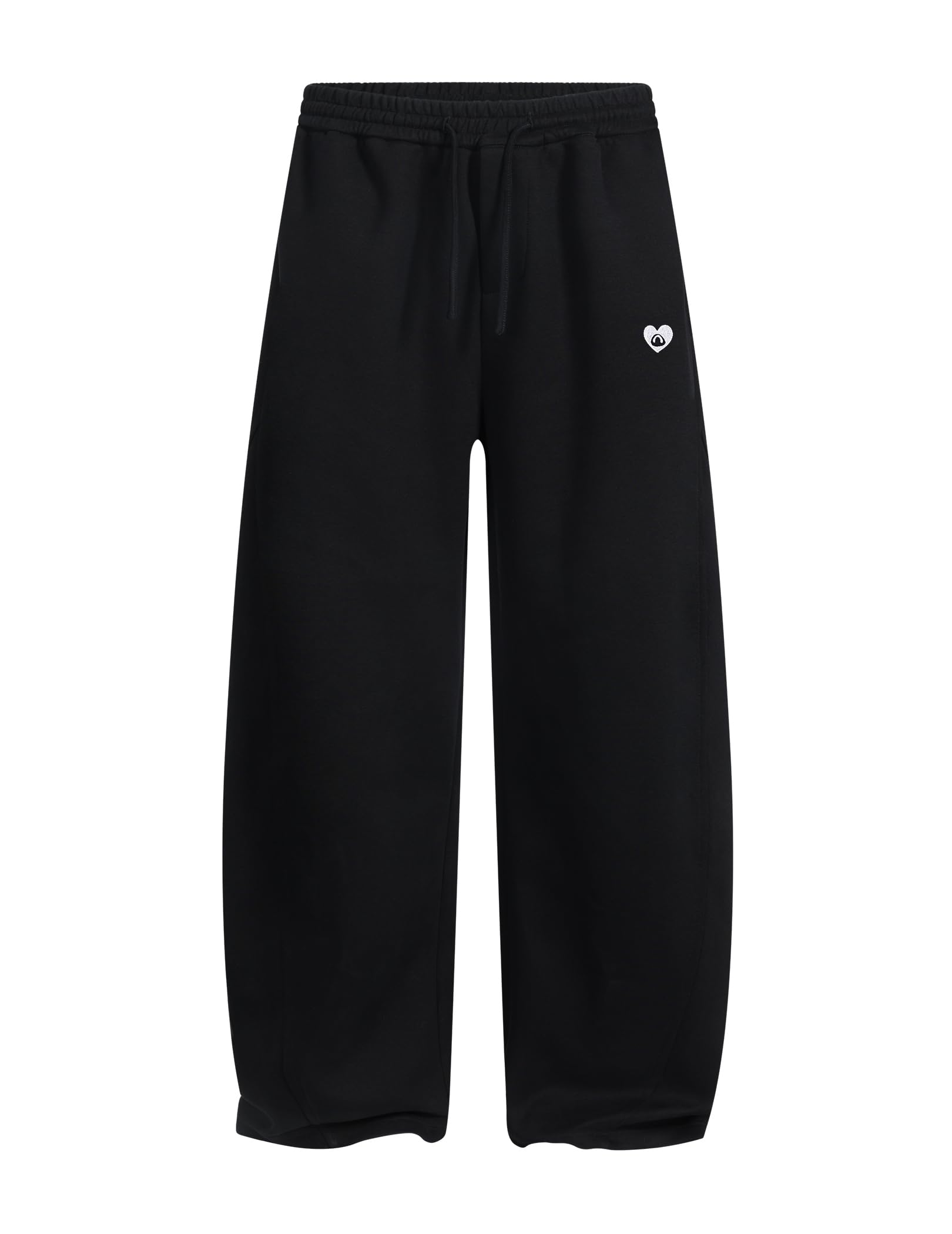 Aelfric Eden Mens Wide Leg Sweatpants Solid Arc Sweat Pants Open Bottom Casual Athletic Lounge Pants with Pockets