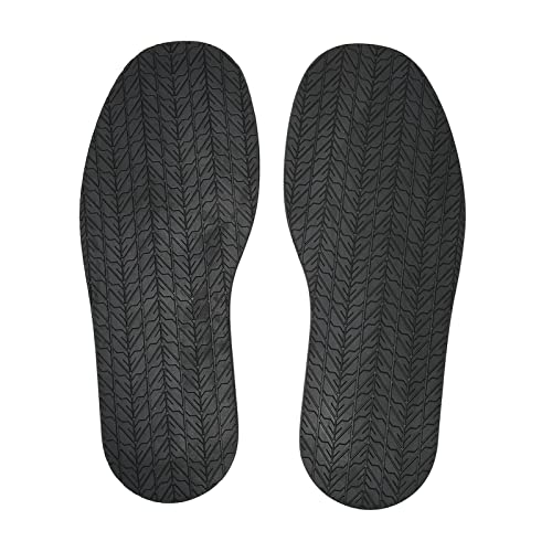 Suole Complete, 1 Paio di Suole Complete 12,8 Pollici di Lunghezza 5,1 Pollici di Larghezza Suole Complete Antiscivolo Suola in Gomma per Scarpe con Riduzione del Rumore per la