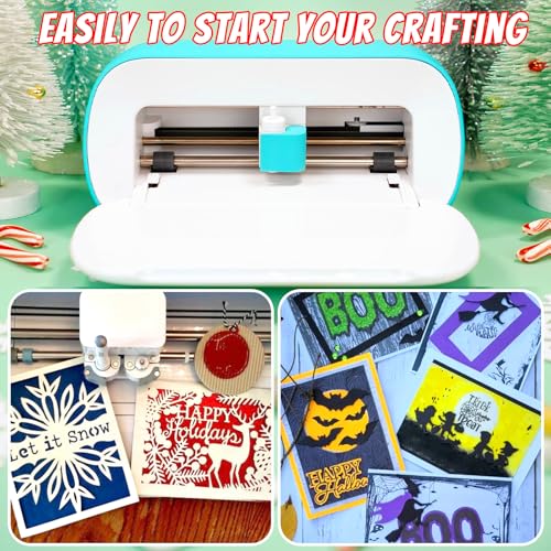 Nuolan CRICUT JOY 01 63Pcs Accessories Bundle For Cricut Joy, Accessories And Supplies With Weeding Tools, Heat Transfer Vinyl, Permanent Adhesive Vinyl, Card Kit, Card Mat, Crafting Starter Kit thumb #3