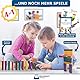 HELDENGUT® geliebter 4in1 Wackelturm Holz für Kinder ab 3 Jahre - Stapelspiel aus hochwertigem Stapelturm - Montessori Spielzeug ab 3 Jahre für Mädchen & Junge