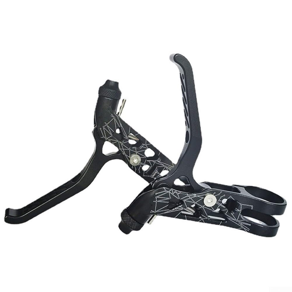 Leviers de frein en V usinés CNC pour vélo de route | Finition noire haute précision 22,2 mm