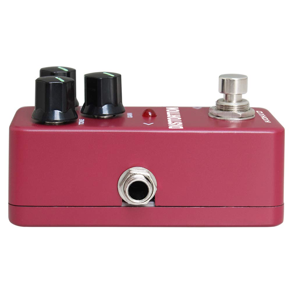Kokko FDS-2 Pedal de Distorsión – Pedal de Distorsión analógico compacto para guitarra con sonido clásico de alta ganancia y true bypass.
