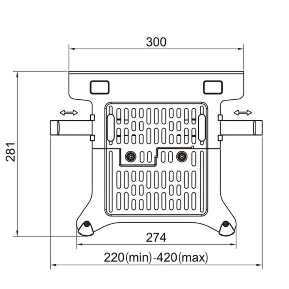 Correa Desktop F160-2 Bracci A Molla Doppia per Supporto Monitor da 17" -27" Supporto per Laptop Air Mount Stand Carico 2-9kg A