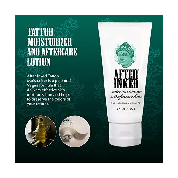 After Inked Tattoo Moisturizer & Aftercare Lotion, Vegan Tattoo
