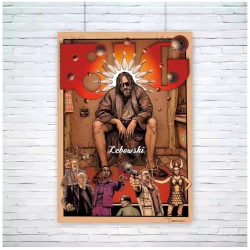 The Big Lebowski poster affiche toile durable pour remplacer poster papier