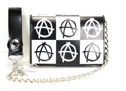 Anarchy Trifold Bikers Wallet with 16