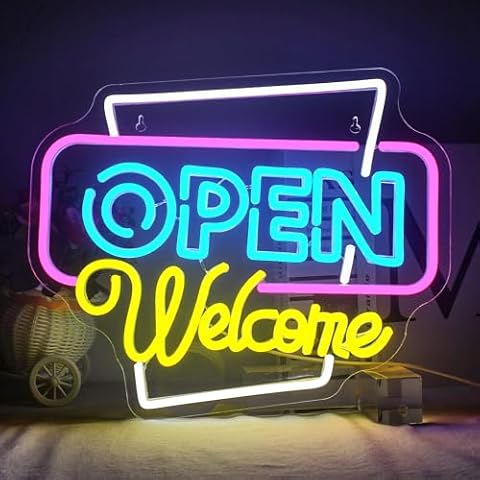 Horseneon USB Dimmable Open Neon Sign Cover