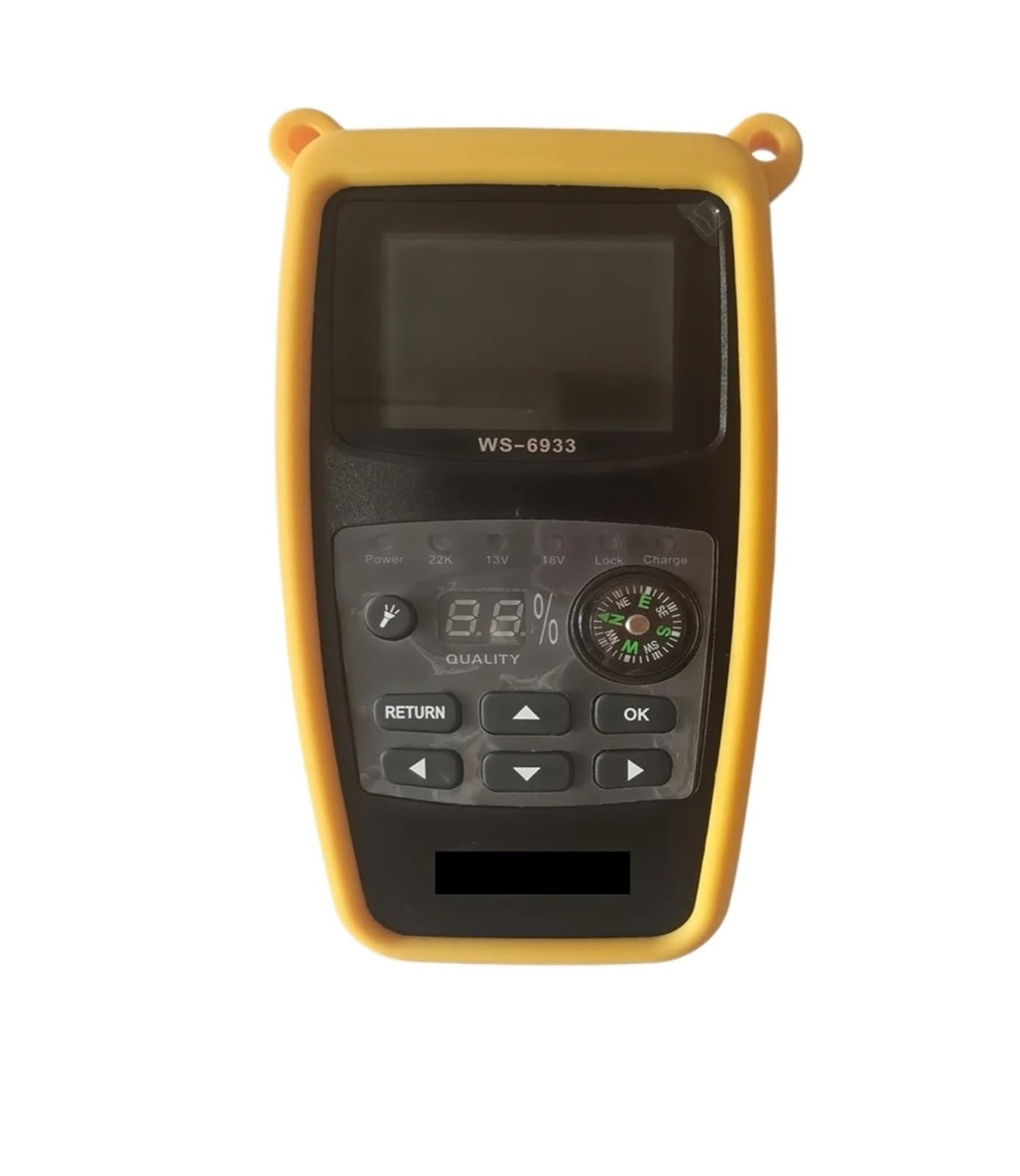 Puntatore Satellitare, WS-6933 DVB-S2 FTA C&KU Band Digital Satellite Finder Meter Display LCD da 2,1 pollici Cover in silicone Batteria al litio WS6933 PK V8