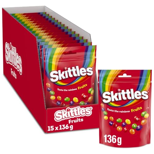 Skittles Fruits fruchtige Kaubonbons 15 x 136 g