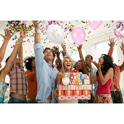 EZESO 15 palloncini in lattice con coriandoli a