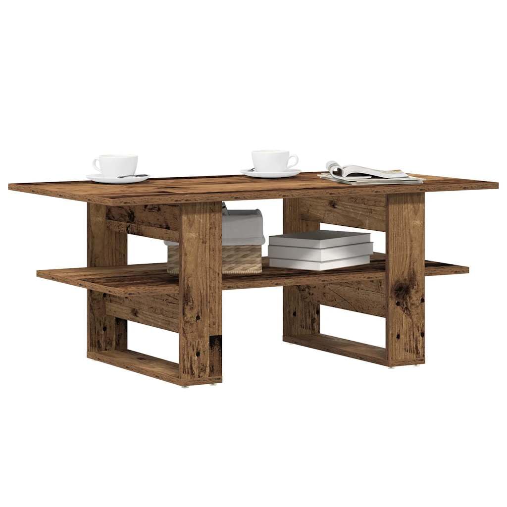 Table basse facile à nettoyer meuble salon anti taches bois