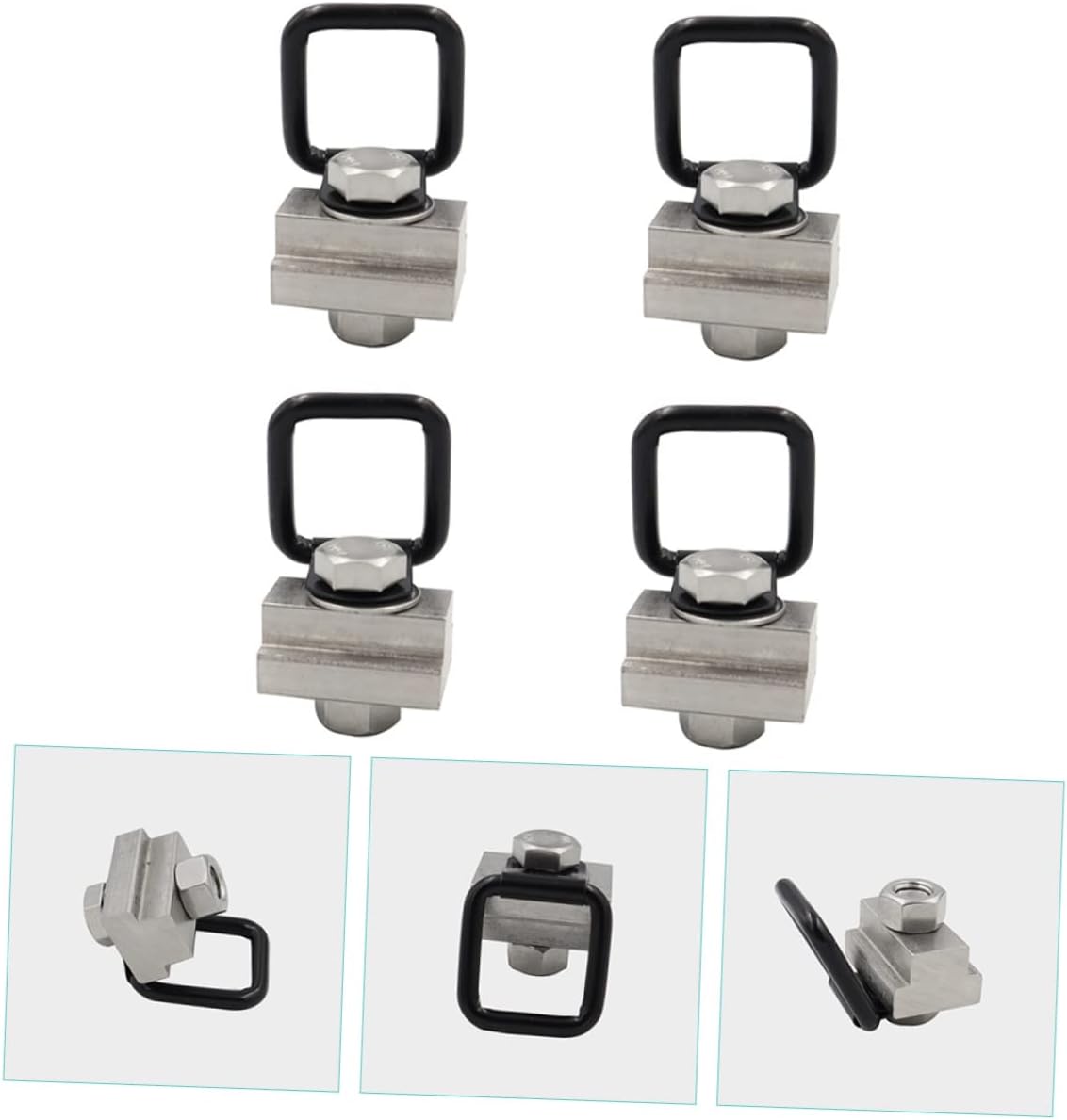 Steel T Slot Nut D Ring Bolt Kit for Truck Bed Tie Downs