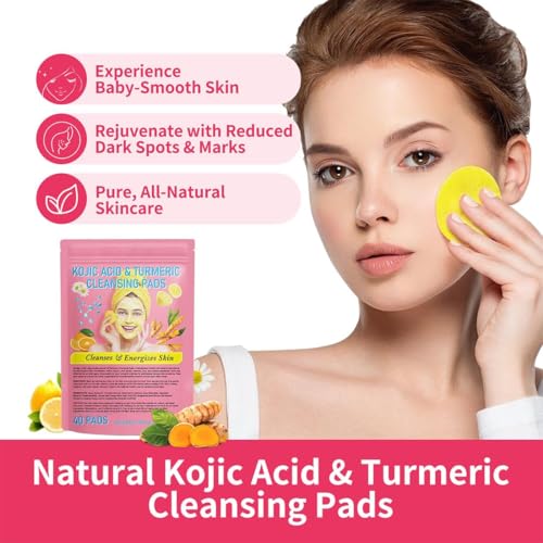 Absorbeauty Turmeric Kojic Acid Pads, Kojic Acid and Turmeric Cleansing Pads, Turmeric Kojic Acid Cl