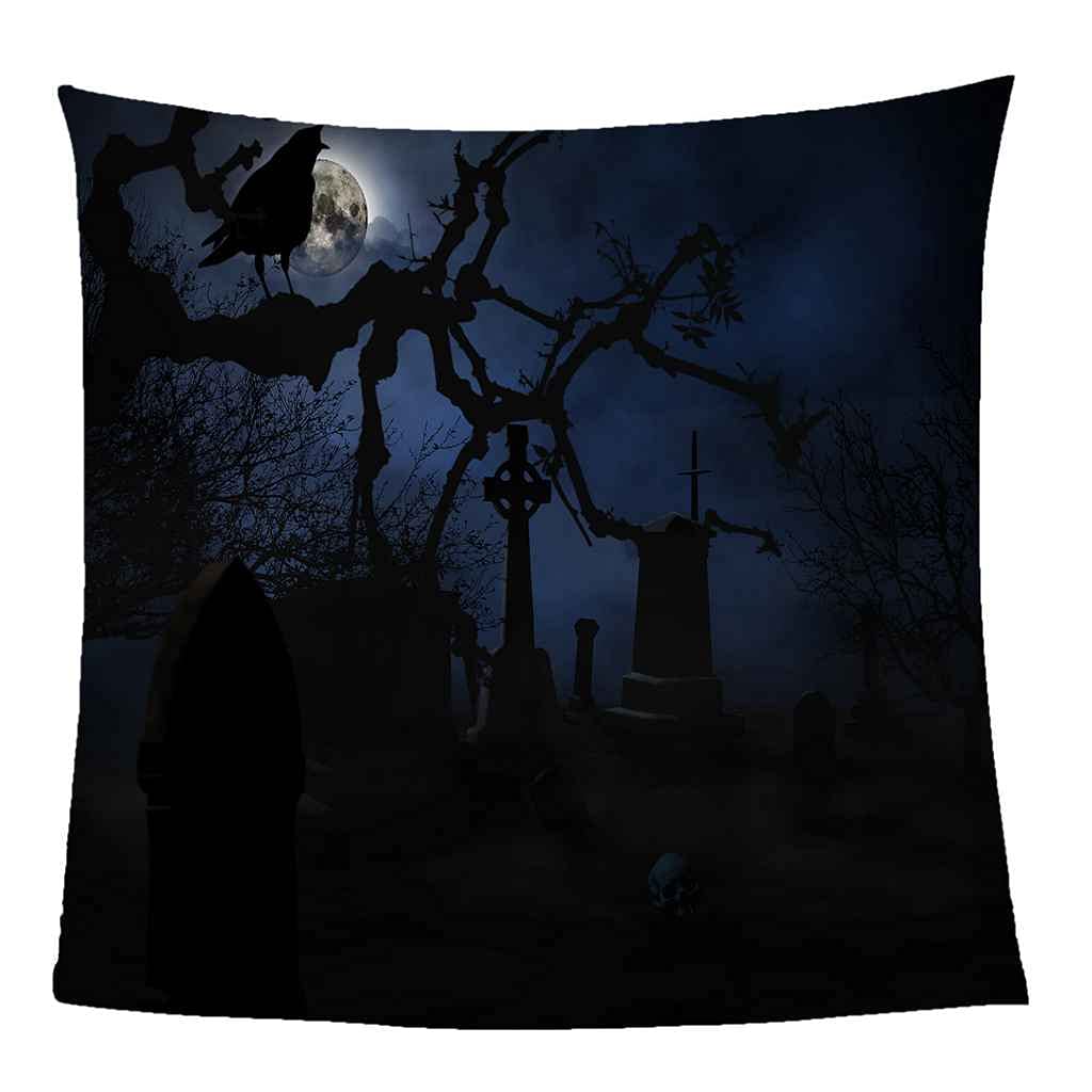 Couverture flanelle crâne Halloween chaude et légère pour canapé et lit