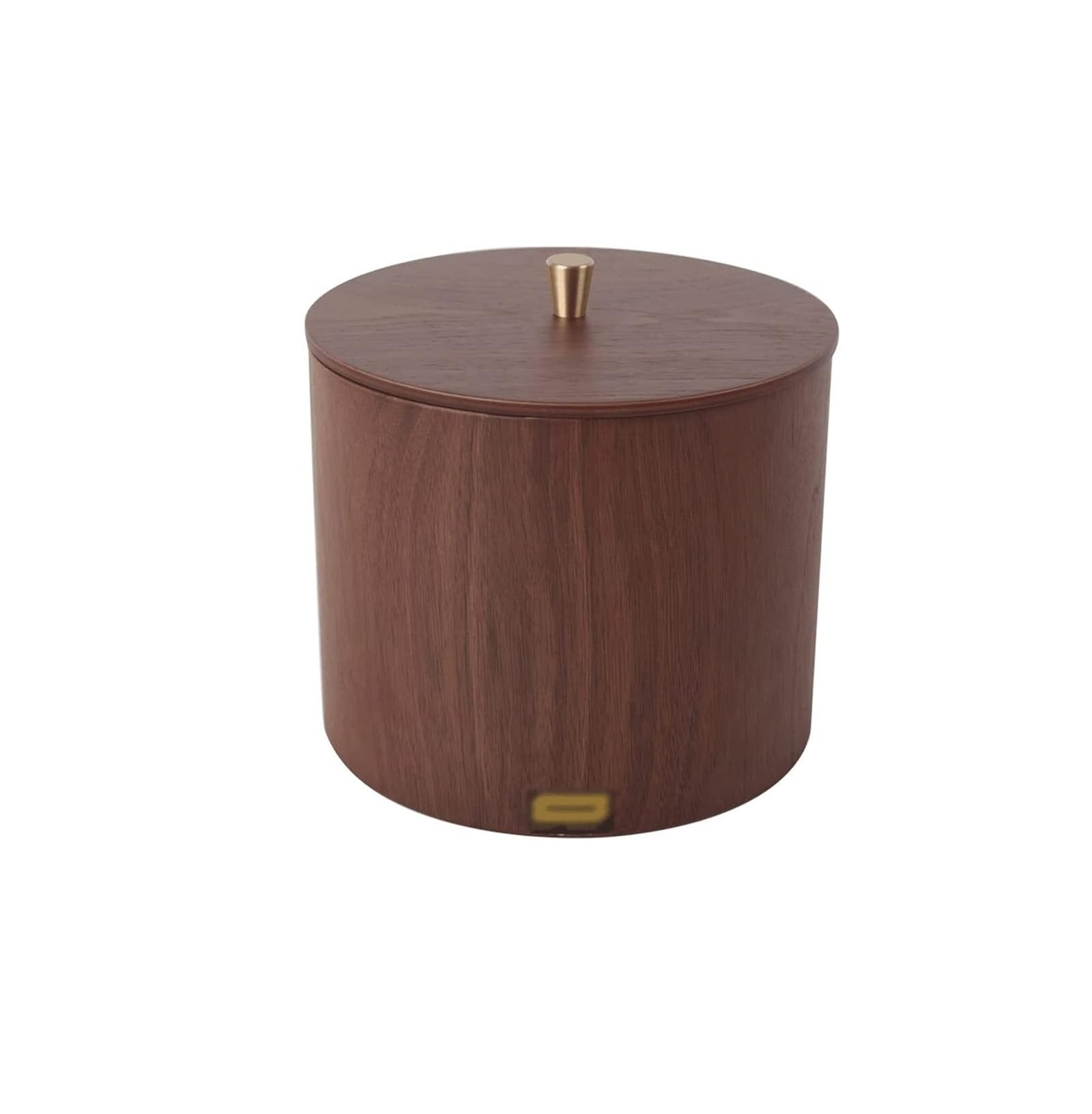 Küchenabfalleimer Mülltonnen, runder Mini-Tisch-Mülleimer mit Deckel, Müllcontainer, Holz-Papierkorb, Abfallkörbe Mülleimer