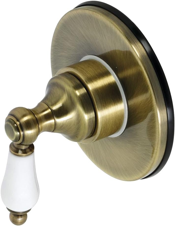 Kingston Brass KS3033PL 3-Way Diverter Valve with Trim Kit, Antique Brass