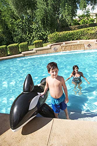 H2Ogo! Jumbo Whale Rider Inflatable Pool Float #TOP1