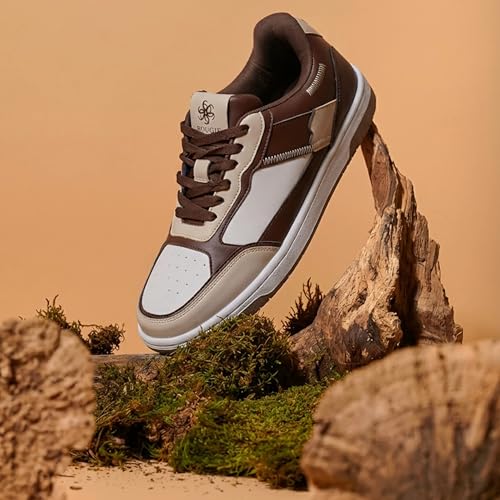 Image of Bougieoriginals Kryo (Mocha Cream) Premium Sneakers for Men | Designed for Comfort & Style | Lightweight Minimal Sneakers