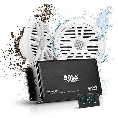 BOSS AUDIO 500W 4-Channel Bluetooth Amplifier Set Cover