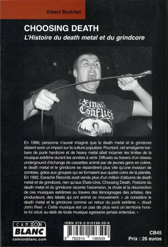 CHOOSING DEATH L'histoire du death metal et du grindcore