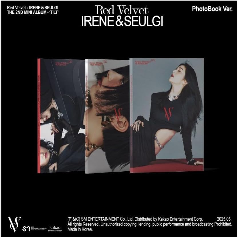 IRENE & SEULGI TILT 2nd Mini Album (Photo Book 3 ver. SET) + Extra photocards