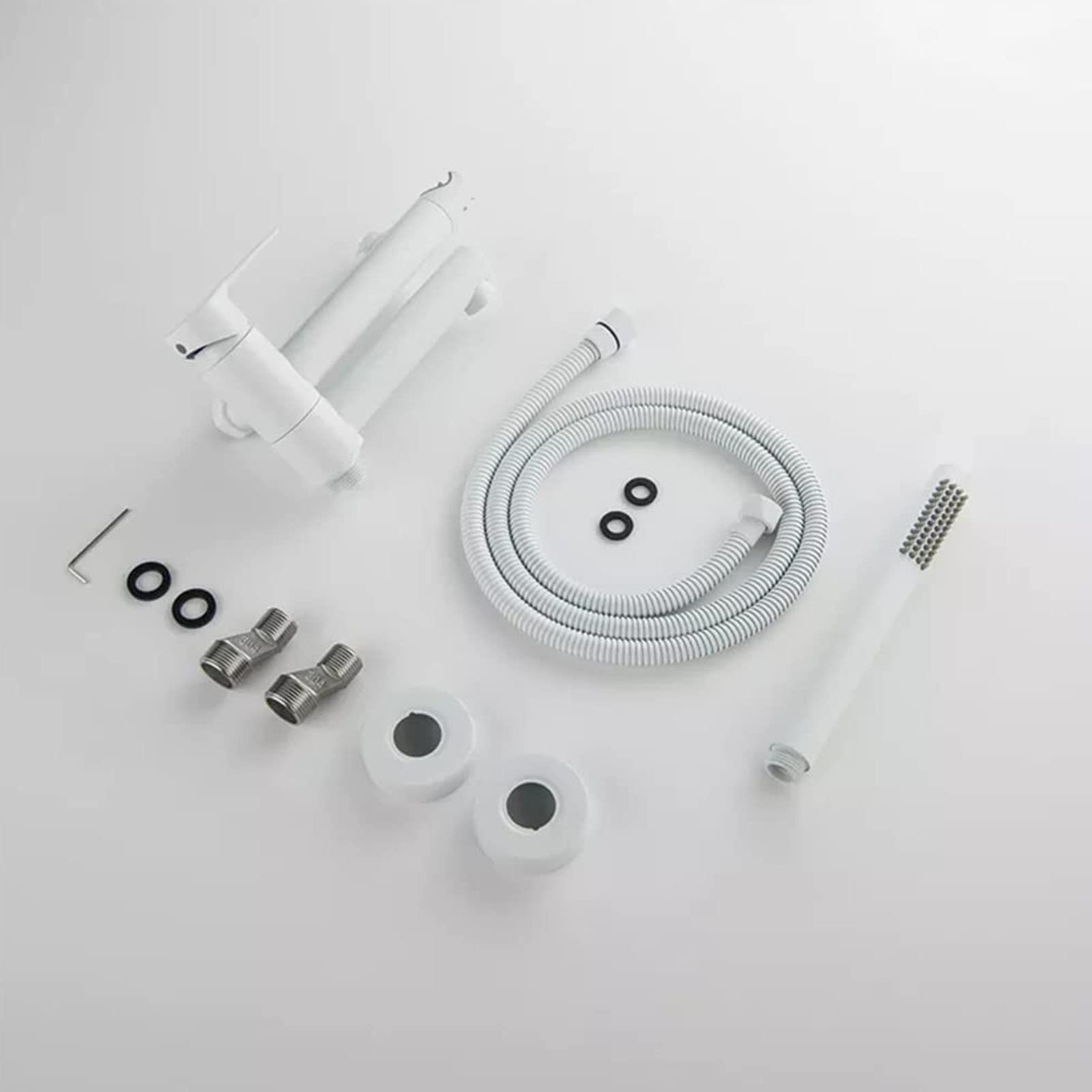 Bateria wannowa ścienna Bateria wannowa z prysznicem ręcznym Bateria wannowa jednouchwytowa Nowoczesna bateria do napełniania wanny Bateria mieszająca do natrysku Zestaw baterii wannowych Szczotkowany