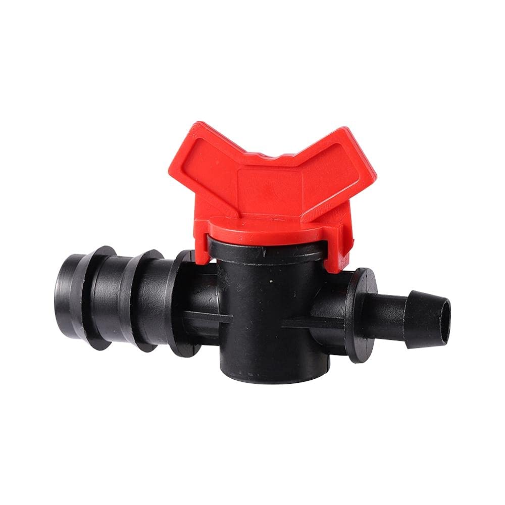Xinyuan Pipe Fittings Hose Control Valve Irrigation Water Valve Mini Valve Waterstop Connectors Garden Accessories Pipe Changeover Hose Adapter 1Pc Plastic