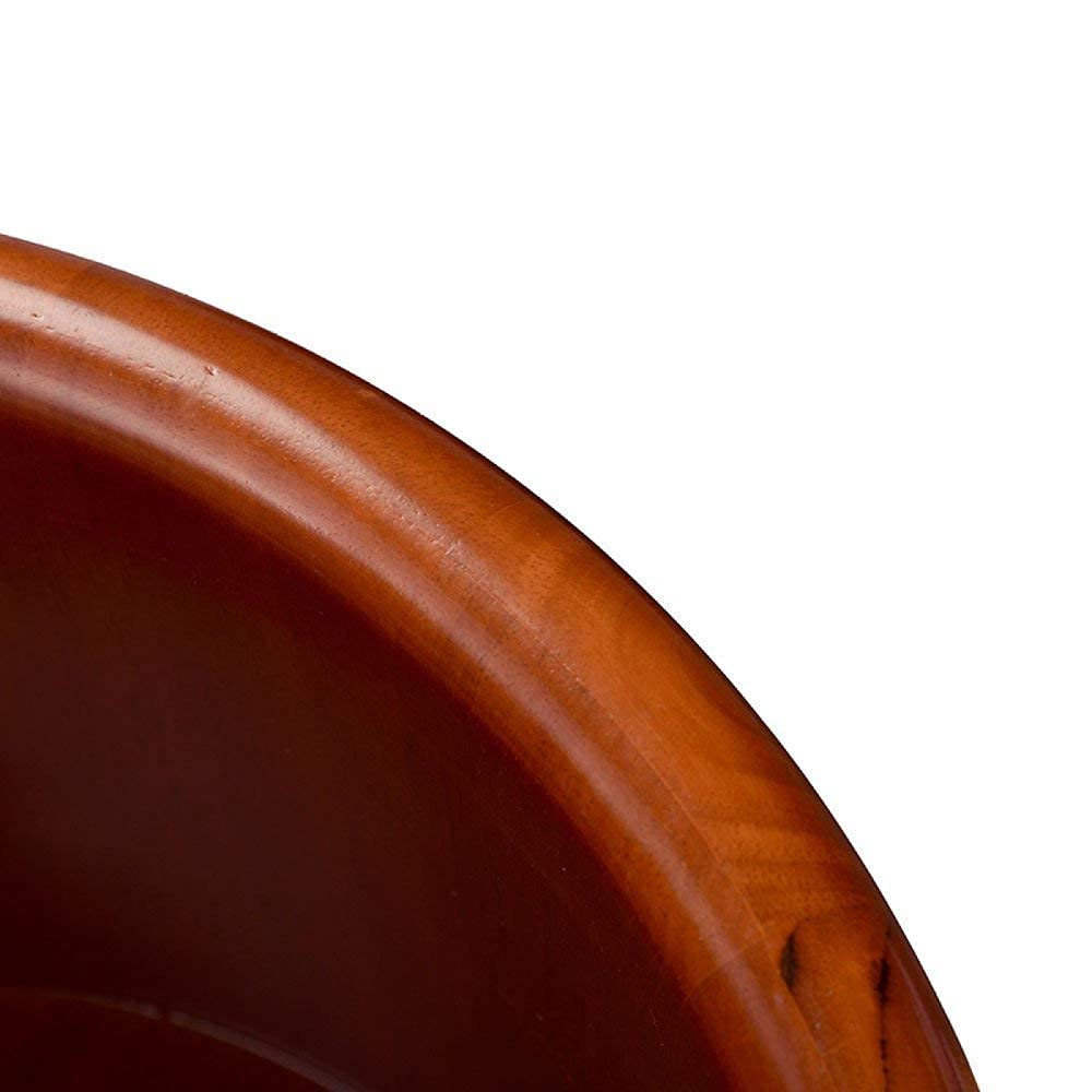 Cubo de baño de pies de madera natural, cuenco de pedicura para el hogar, baño de pies, barril de baño de pies de roble, barril de baño de pies, barril de baño de pies, barriles de pie, cuenca de