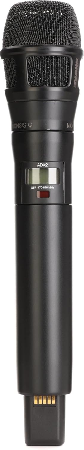 Shure ADX2/Nexadyne Wireless Handheld Microphone Transmitter – Black