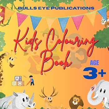 Paperback "Animal Kingdom: A Fun Colouring Book For Kids Aged Above 3 Book
