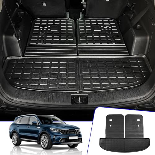Rongtaod Cargo Mat Compatible with 2021-2025 2026 Kia Sorento Cargo Liner Trunk Mat TPE All Weather...