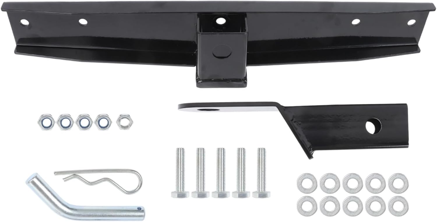 Silscvtt Heavy Duty Golf Cart Trailer Hitch with Receiver Replacement for EZGO TXT Replacement for EZGO Medalist 1994-up