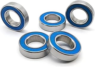 Cojinetes de bolas de ranura profunda 5 piezas MR148RS Rodamiento ABEC-7 8X14X4 mm Rodamientos de bolas en miniatura sellados de color azul