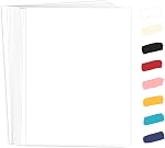 50 Boîte de crème Cardstock 8.5 x 11 Stock de cartes blanches hors stock, Goefun 65lb Papier ivoire papier pour la fabrication de cartes, l'impression de bureau, le mariage