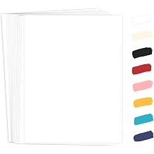 50 Pack White Cardstock 8.5 x 11 White Paper, Goefun 65lb Card Stock Printer Paper for Cards Making, Office Printing, Certificate