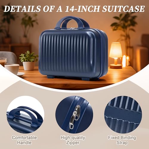 Image of Hardside Luggage, Lightweight Suitcase with Spinner Wheels, 20 /14 Inch