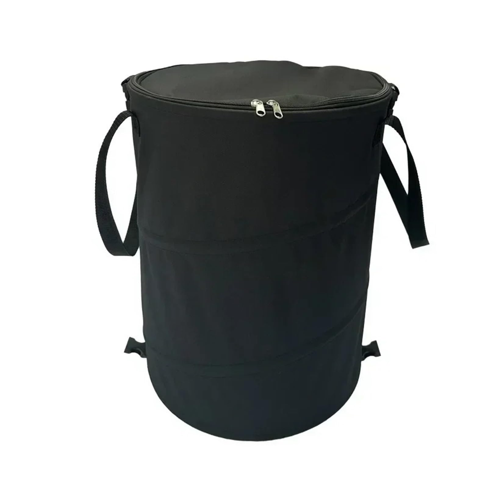Poubelle Voiture Poubelle Camping en Plein Air Boîte Rangement Multifonctionnelle Pliable Panier À Vêtements Sales Grande Capacité Mini Poubelles Voitures(S- Black)