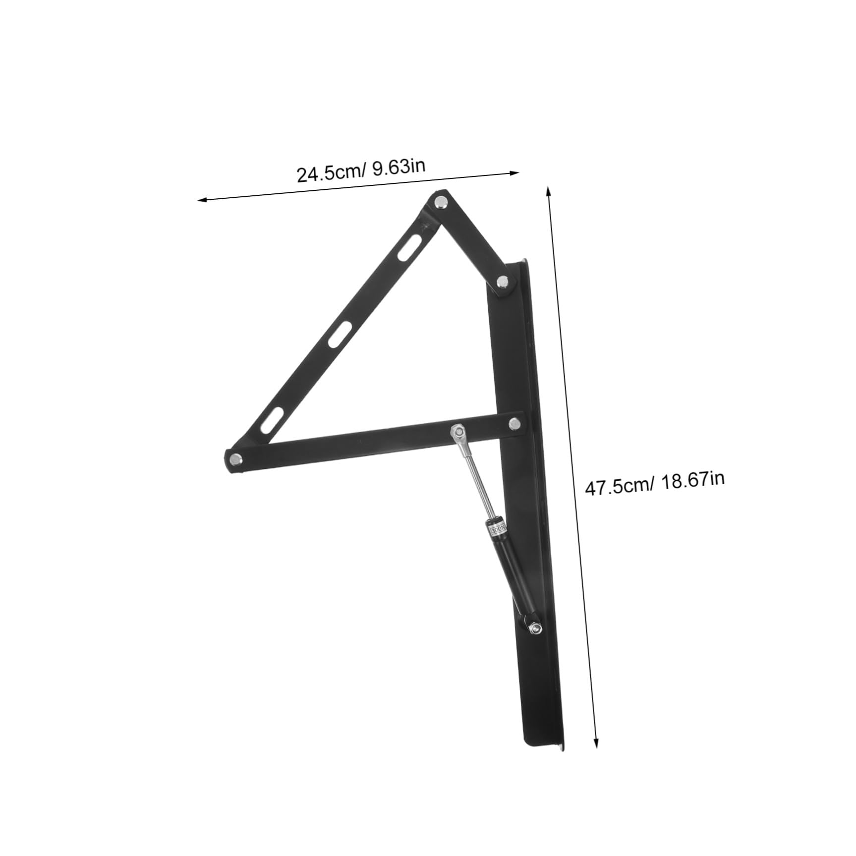 GALPADA Kit Meccanismo di Sollevamento Idraulico per Rete Matrimoniale Aste di Supporto Pneumatiche 400mm per Sollevatore Rete Salvaspazio Accessori per Mobili