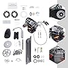 TFCFL 100CC 4-Stroke Motorized Bicycle Engine Kit, 3HP Bike Conversion Kit Gasoline Petrol Bicycle Scooter Engine Motor Chain Drive for Pocket Bike Large Triangular, Dirt Bike, ATV, 3600rpm #1