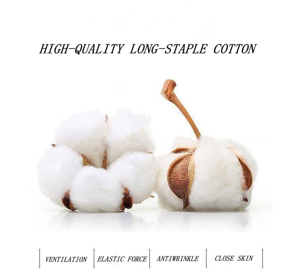 IIK Camicia in Cotone A Maniche Lunghe da Uomo,Camicia Casual da Uomo A Maniche Lunghe, Camicie da Uomo in Cotone Scozzese A Maniche Lunghe con Tasche sul Petto Tasche sul Petto con Apertura Fronta