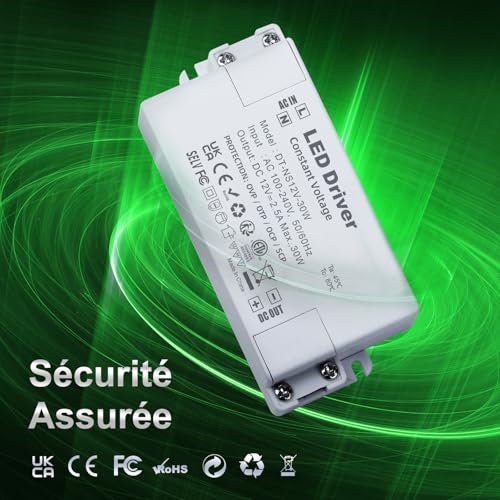 Transformateur LED 12V 30W idéal pour éclairage de cuisine - 5