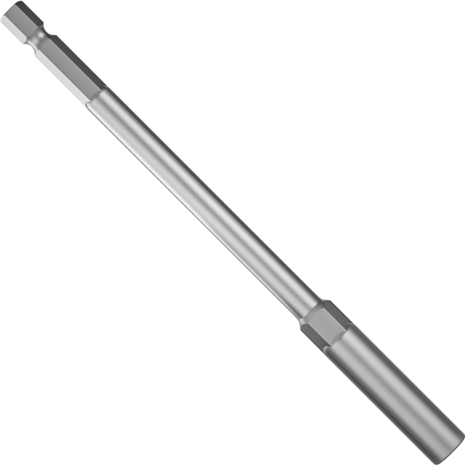 HUHAO 1/4" Hex Shank Magnetic Nut Driver Bit Set,11/16 inch Quick Change Socket, Heavy Duty Nut Driver Length 5.9 inch (150mm)