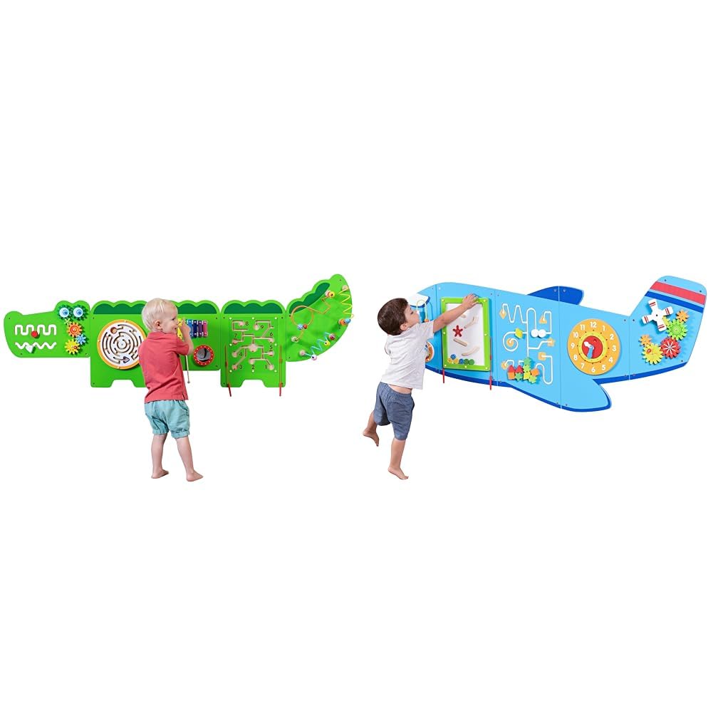 Amazon.com: SPARK & WOW Crocodile Activity Wall Panels - Ages 18m+