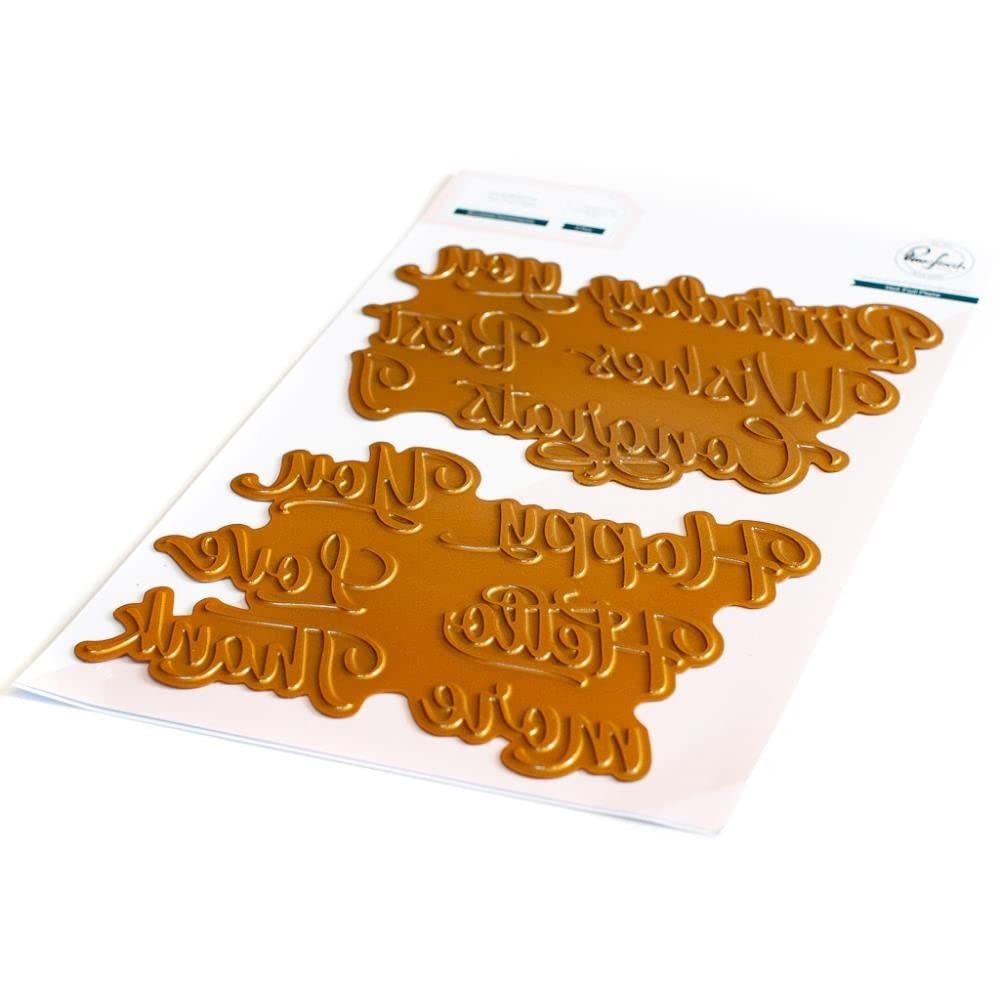 Pinkfresh StudioHOT FOIL Plate, Brushed Sentiments