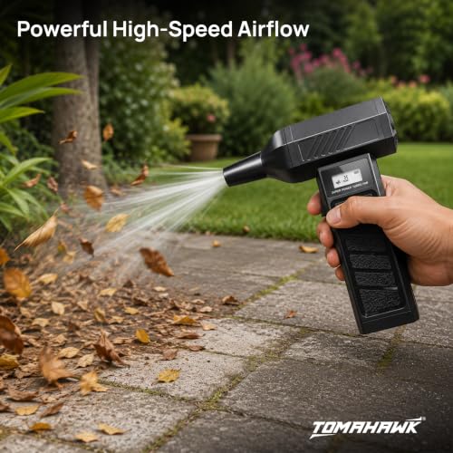 Image of TOMAHAWK JET-5000 Turbo Mini Jet Blower Fan |13,000 RPM, Brushless Motor | 184W Type-C Charging | Air Blower & Dust Cleaner for Car, PC, Home, Office & Workshop Dust Cleaning