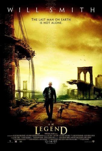 アイ・アム・レジェンド　USオリジナル映画ポスター Amazon.com: I Am Legend Movie Poster 24in x36in